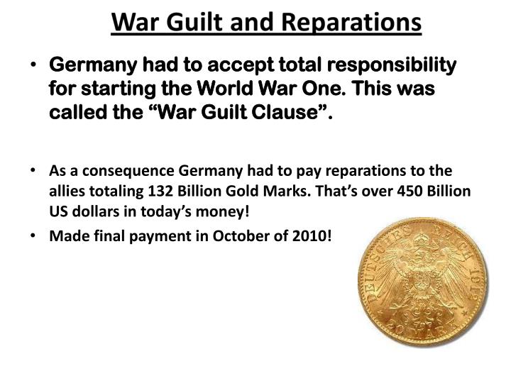 PPT The Treaty of Versailles The “Peace” Treaty that led to Hitler