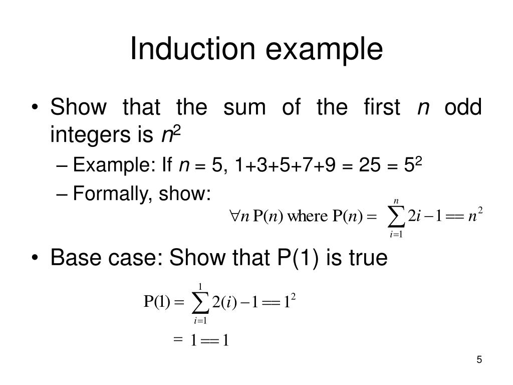 PPT Mathematical Induction PowerPoint Presentation, free download