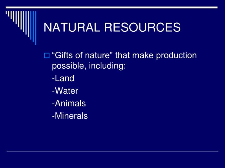 PPT Economics The Four Factors of Production PowerPoint Presentation