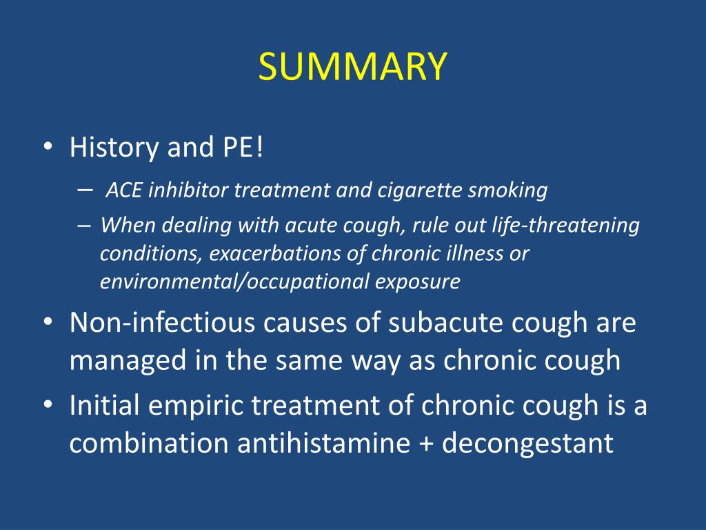 PPT CHRONIC COUGH PowerPoint Presentation, free download ID4118989