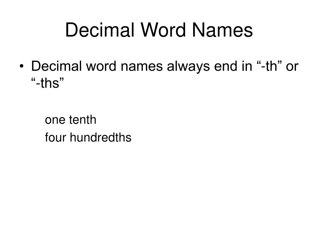 PPT Decimals PowerPoint Presentation, free download ID4119243
