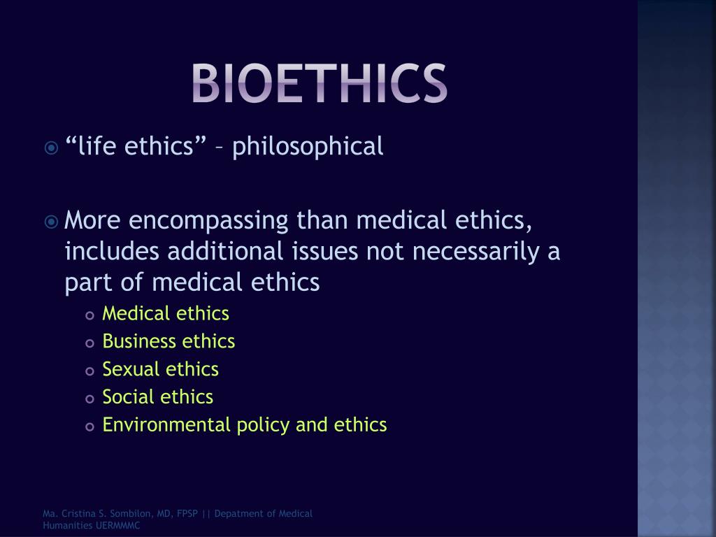 PPT An introduction to bioethics PowerPoint Presentation, free