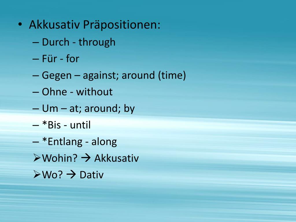 PPT Akkusativ Präpositionen PowerPoint Presentation, free download