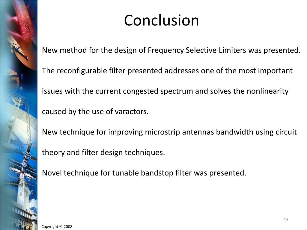 PPT Recent Advances in Microwave Filters PowerPoint Presentation