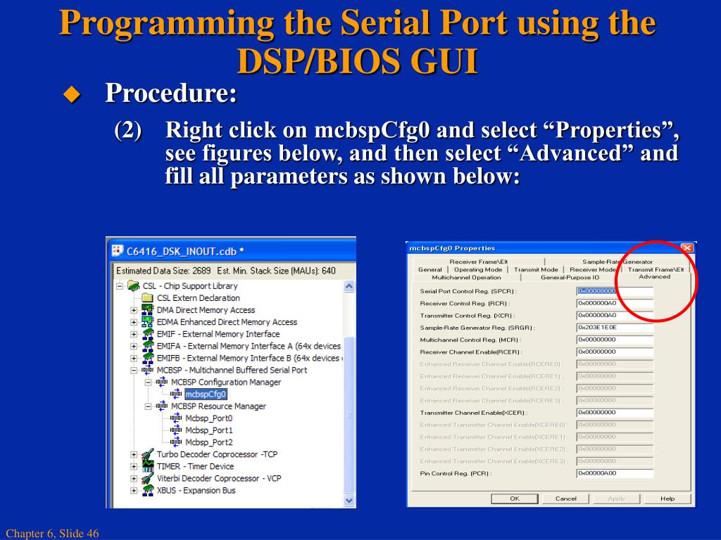 PPT Chapter 6 Multichannel Buffered Serial Port (McBSP) PowerPoint