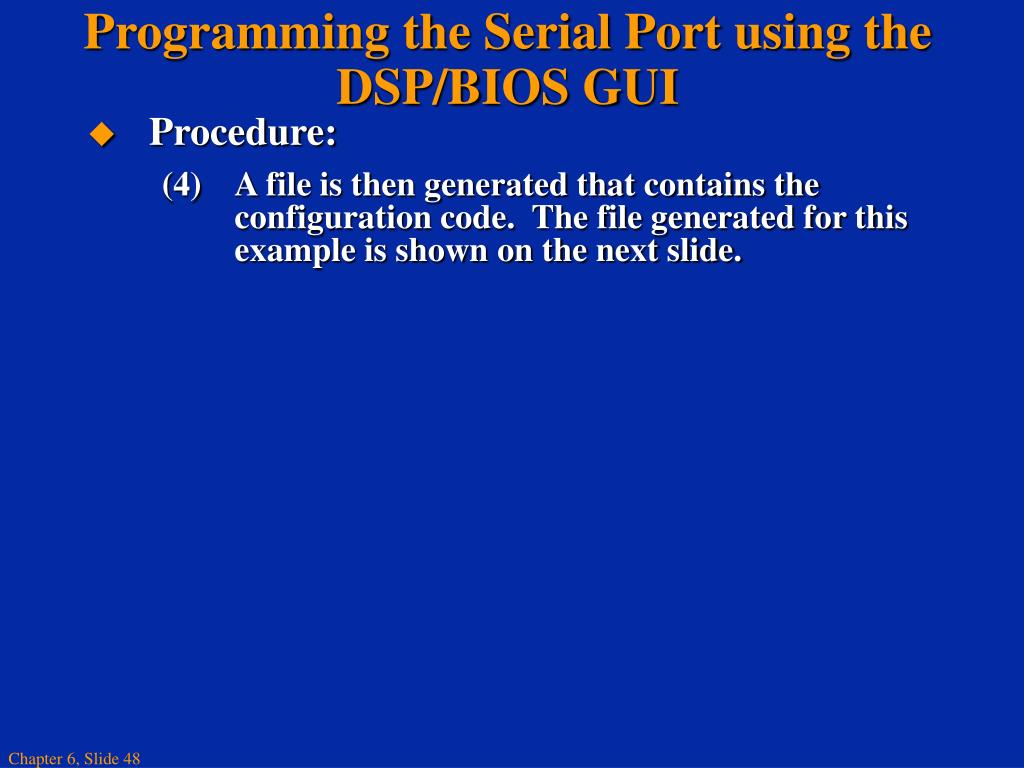 PPT Chapter 6 Multichannel Buffered Serial Port (McBSP) PowerPoint