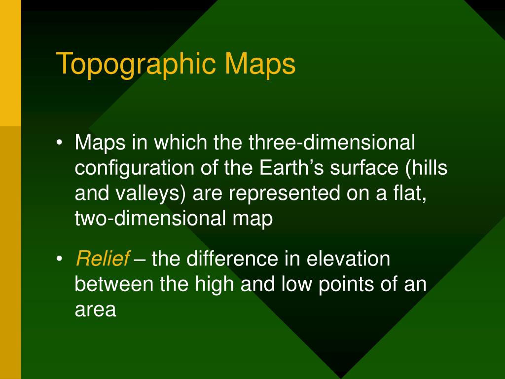 PPT Topographic Maps PowerPoint Presentation, free download ID4127311