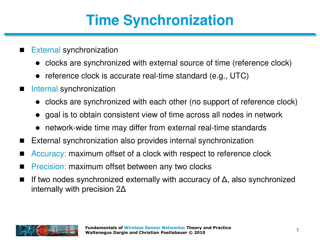 PPT Chapter 9 Time Synchronization PowerPoint Presentation, free