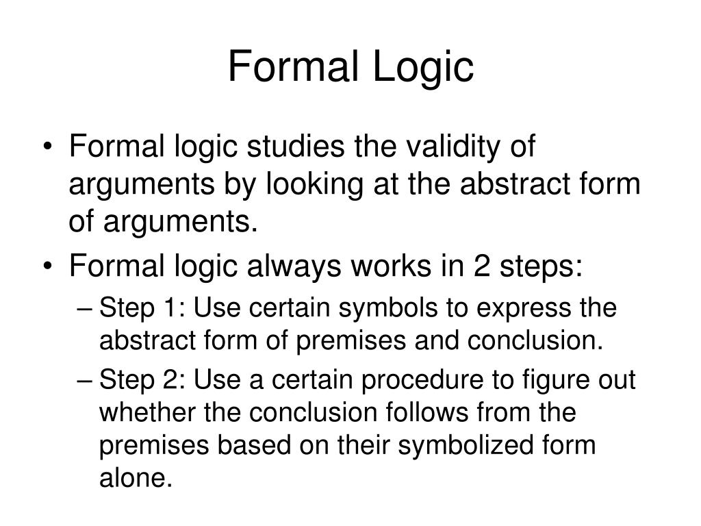 PPT Logic PowerPoint Presentation, free download ID4127931