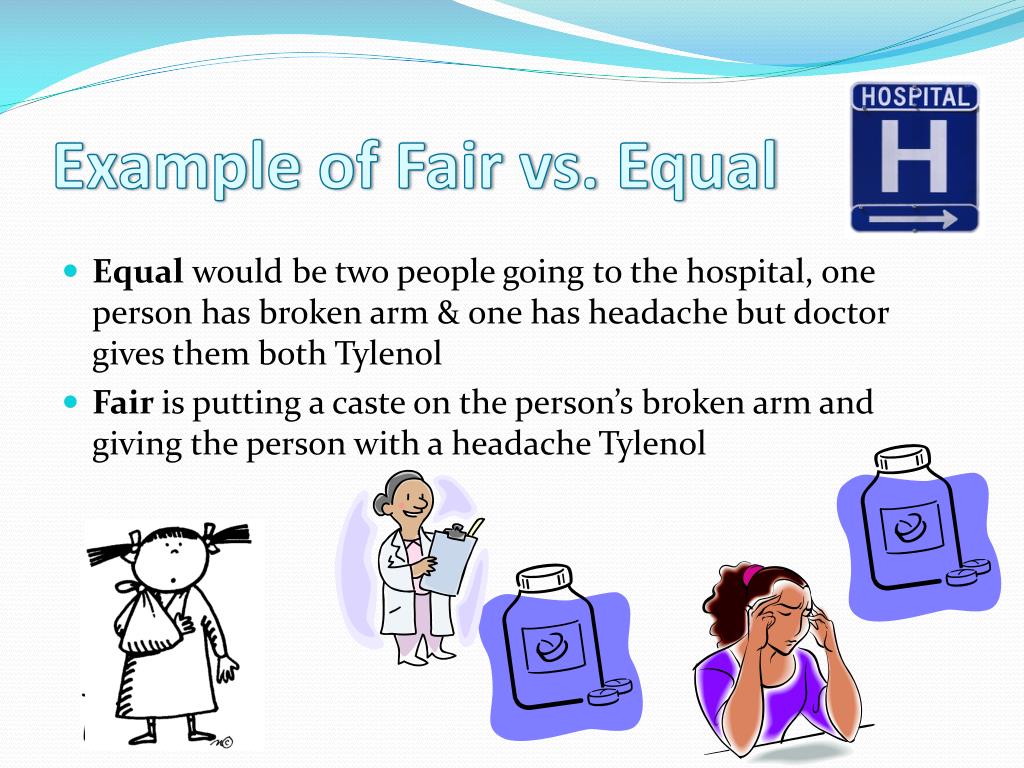 PPT Fair Vs. Equal PowerPoint Presentation, free download ID4128264