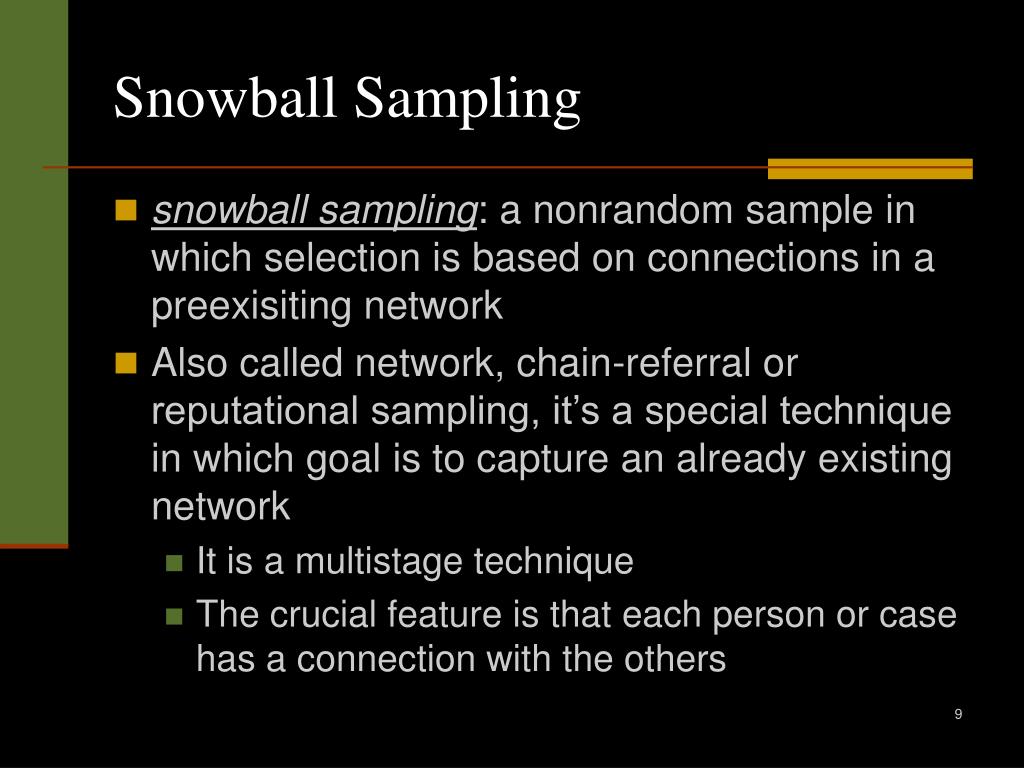 PPT Ch. 4, Sampling How to Select a Few to Represent the Many (Pt. 1