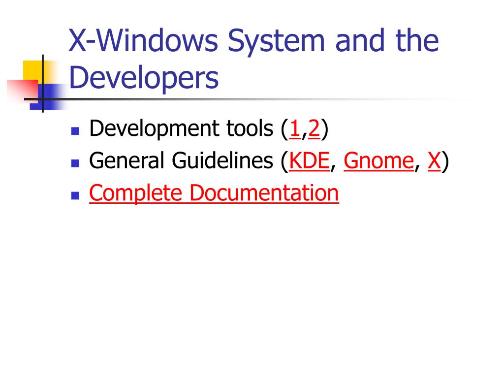 PPT Linux GUI XWindows System PowerPoint Presentation, free download