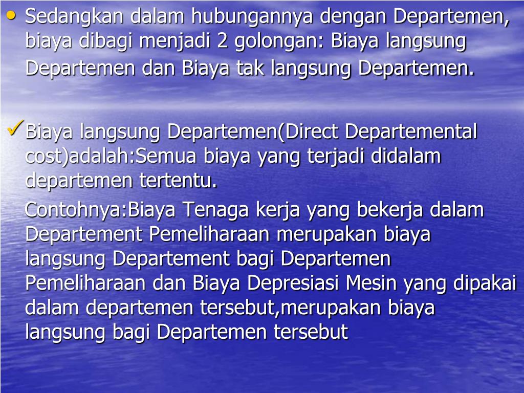 PPT Penggolongan Biaya/MacamMacam biaya PowerPoint