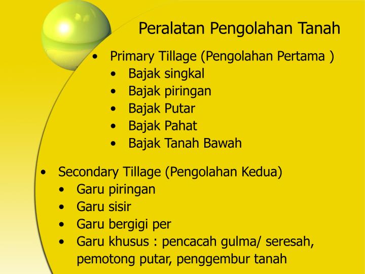 PPT Alat dan Mesin Pengolah Tanah PowerPoint Presentation ID4135508