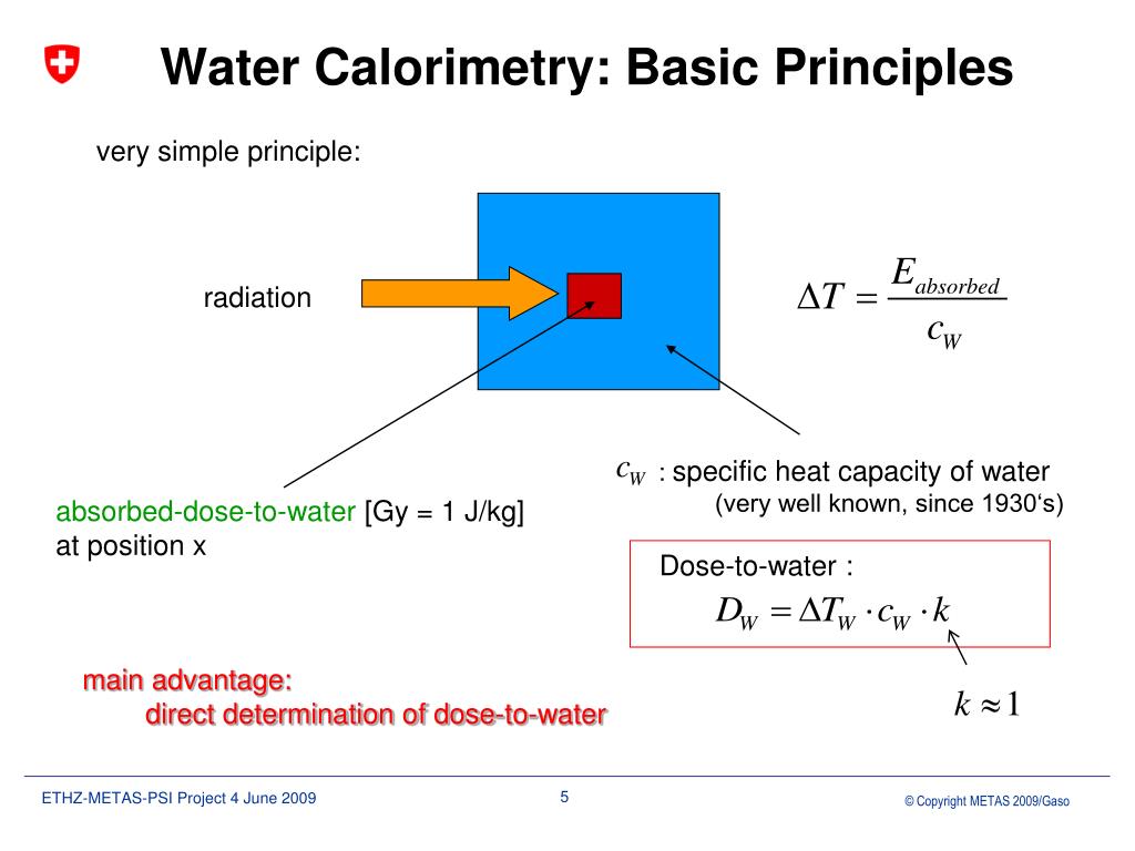 PPT ETHZMETASPSI Project Dosimetry for Scanned Proton Therapy
