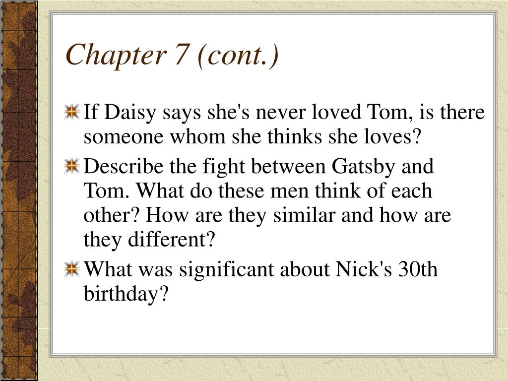 PPT The Great Gatsby PowerPoint Presentation, free download ID4135907