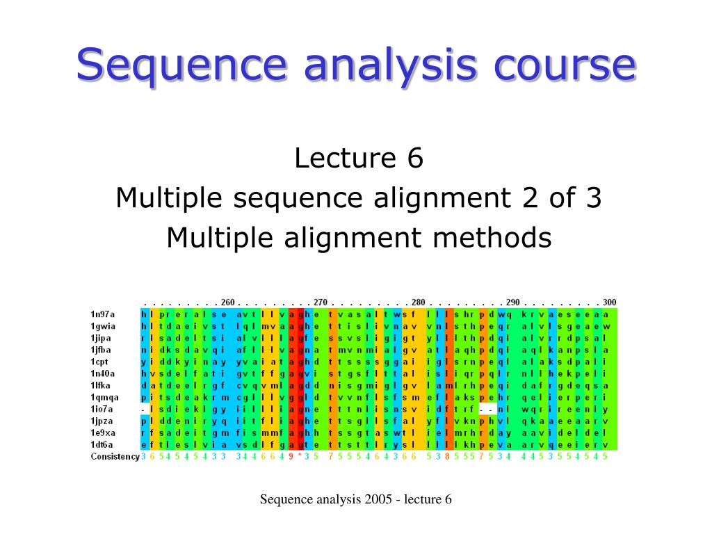 PPT Sequence analysis course PowerPoint Presentation, free download