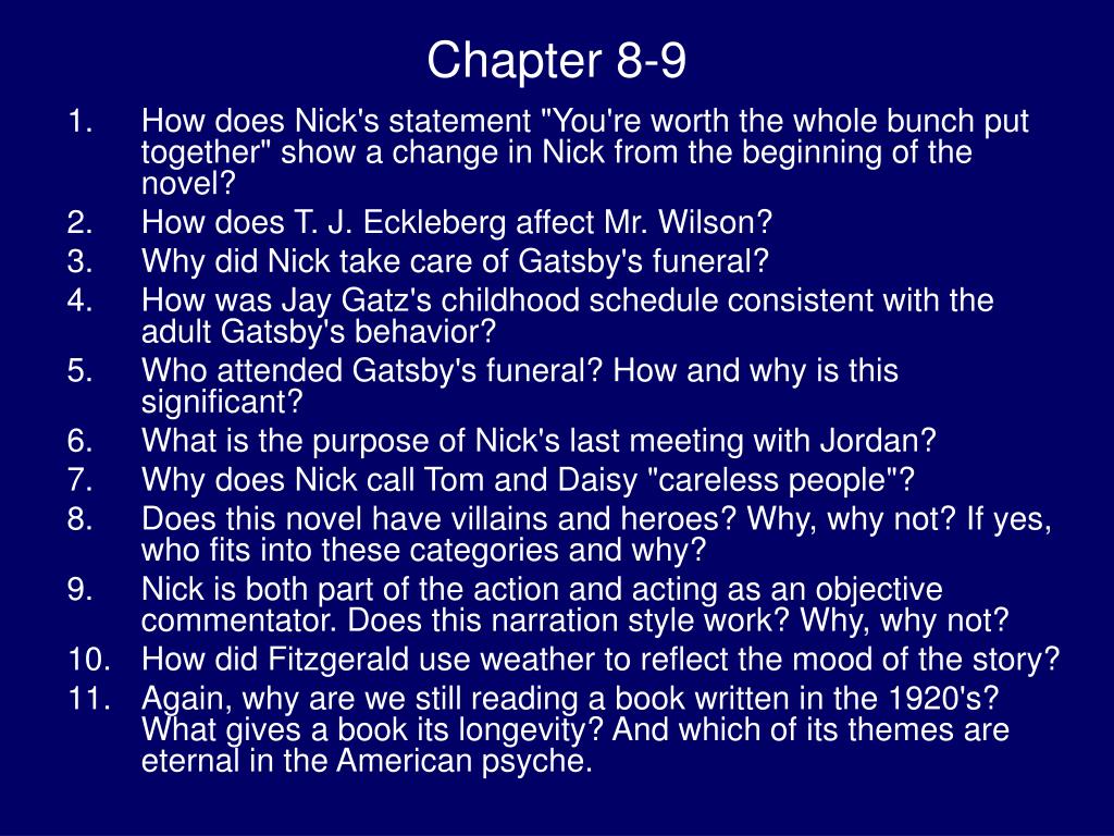 PPT The Great Gatsby PowerPoint Presentation, free download ID4136696