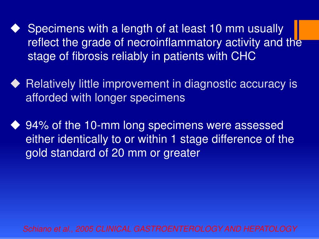 PPT What is an adequate size liver biopsy specimen PowerPoint Presentation ID4137155