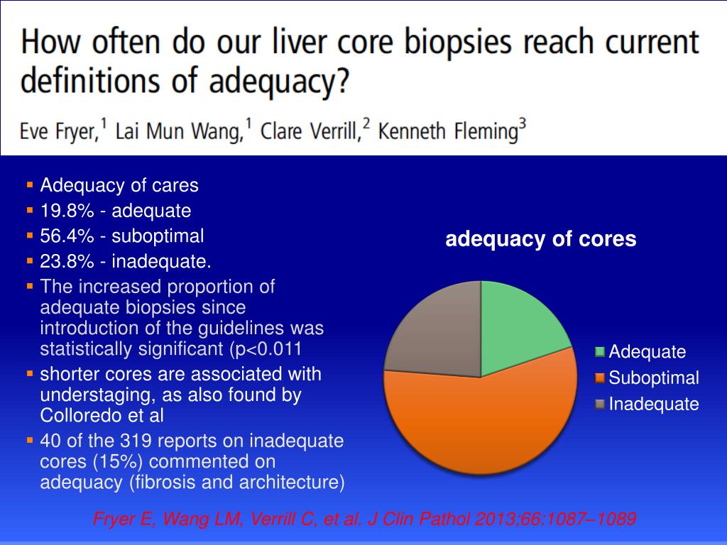 PPT What is an adequate size liver biopsy specimen PowerPoint Presentation ID4137155