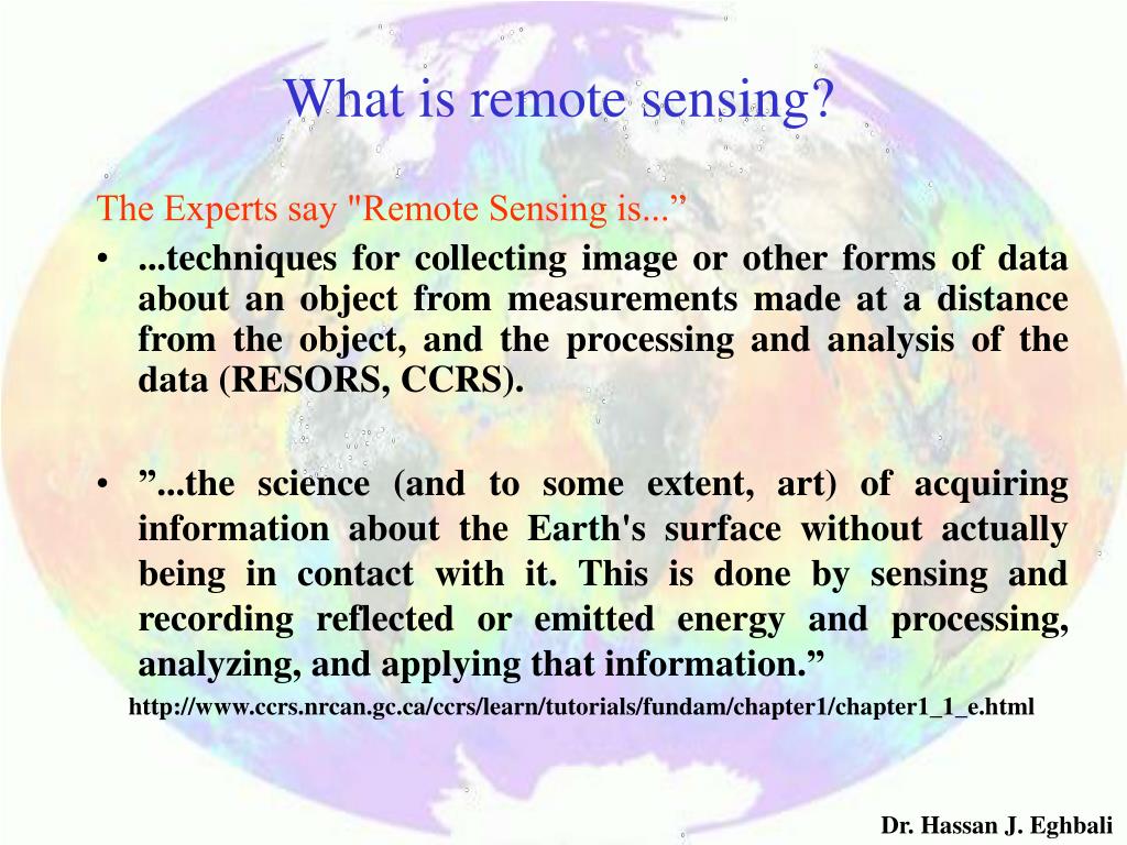 PPT Introduction to Remote Sensing PowerPoint Presentation, free download ID4137634