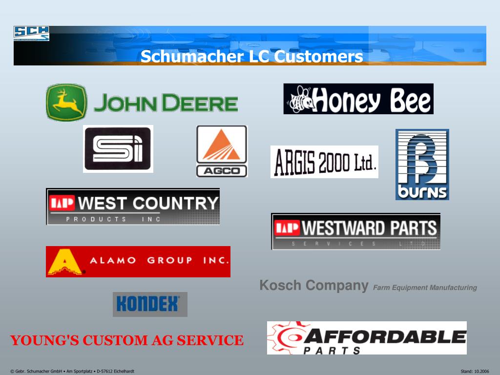 PPT Schumacher LC Your North American Partner Part Of The Schumacher