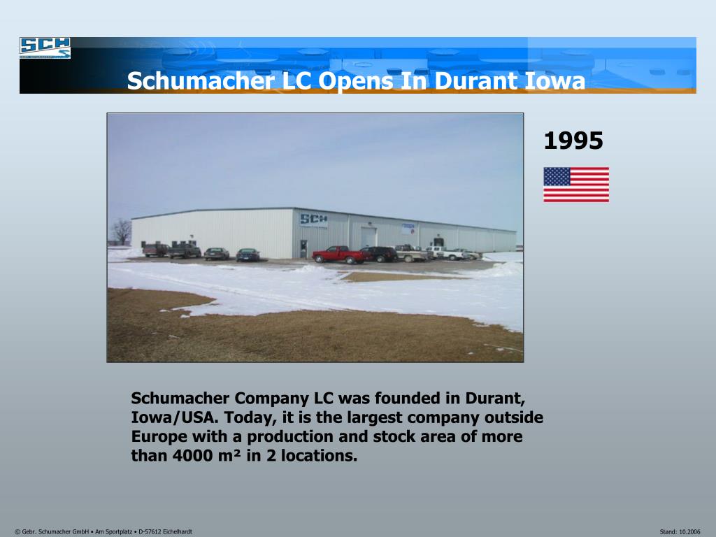 PPT Schumacher LC Your North American Partner Part Of The Schumacher