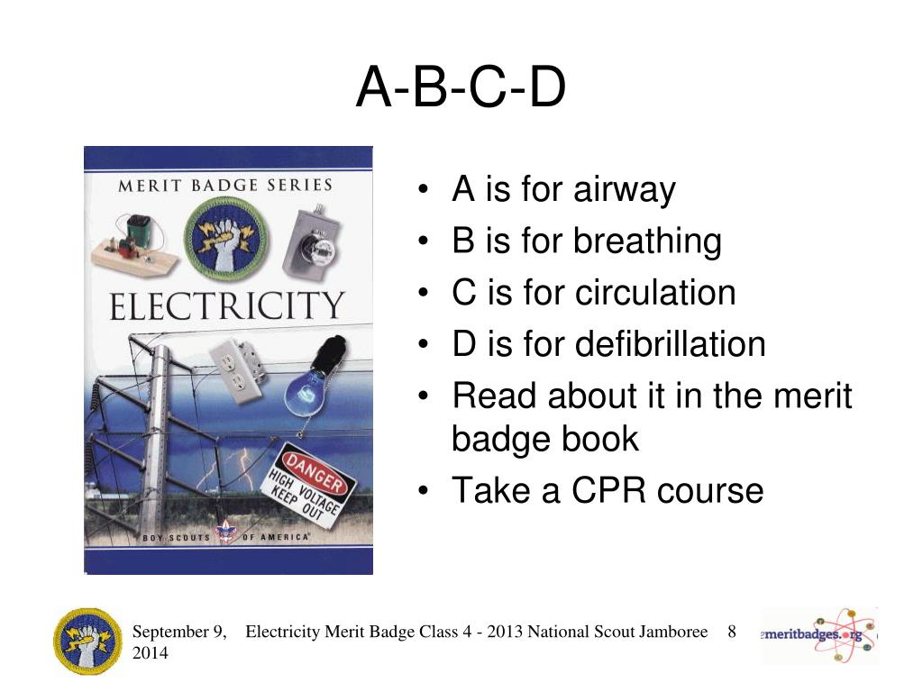 PPT Electricity Merit Badge Class 4 Safety at Home PowerPoint