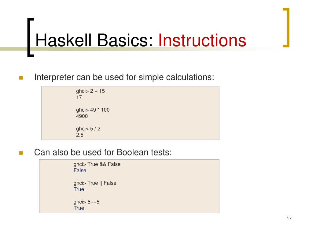 PPT Haskell PowerPoint Presentation, free download ID4145881