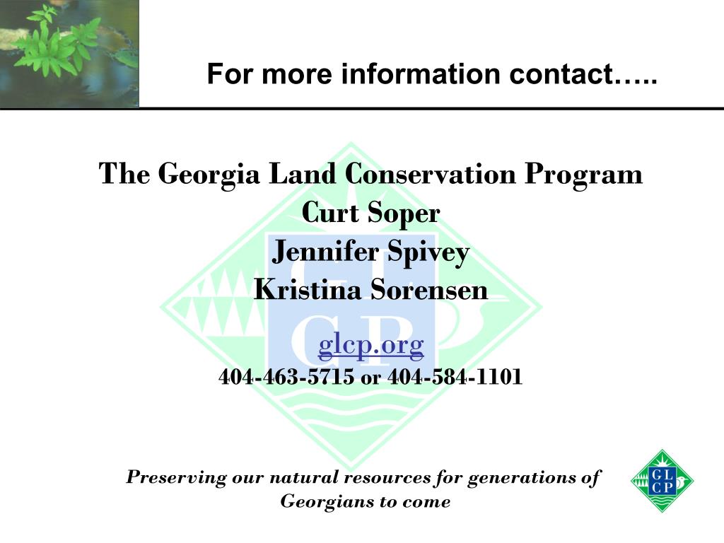 PPT The Land Conservation Program glcp PowerPoint Presentation ID4149087