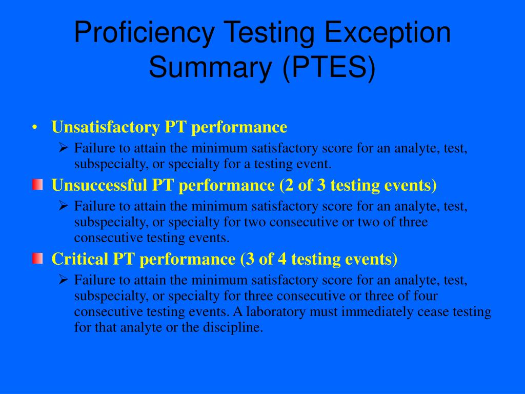 PPT Proficiency Testing A guide to Improve Laboratory Standard