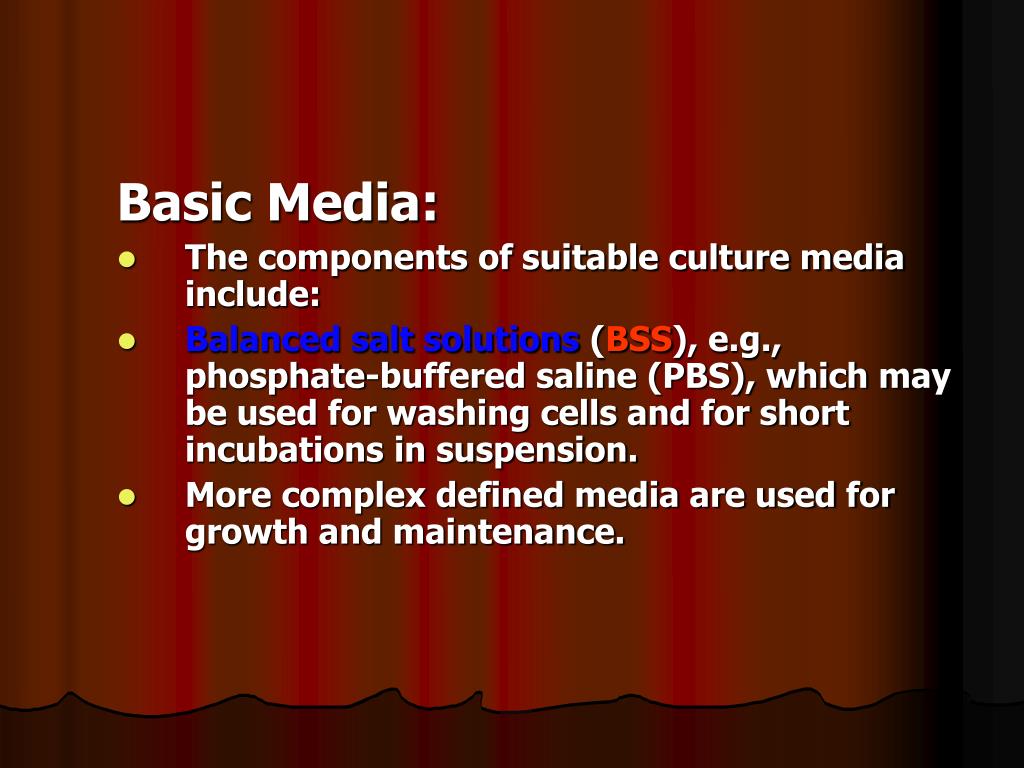 PPT Cell Culture Medium PowerPoint Presentation, free download ID