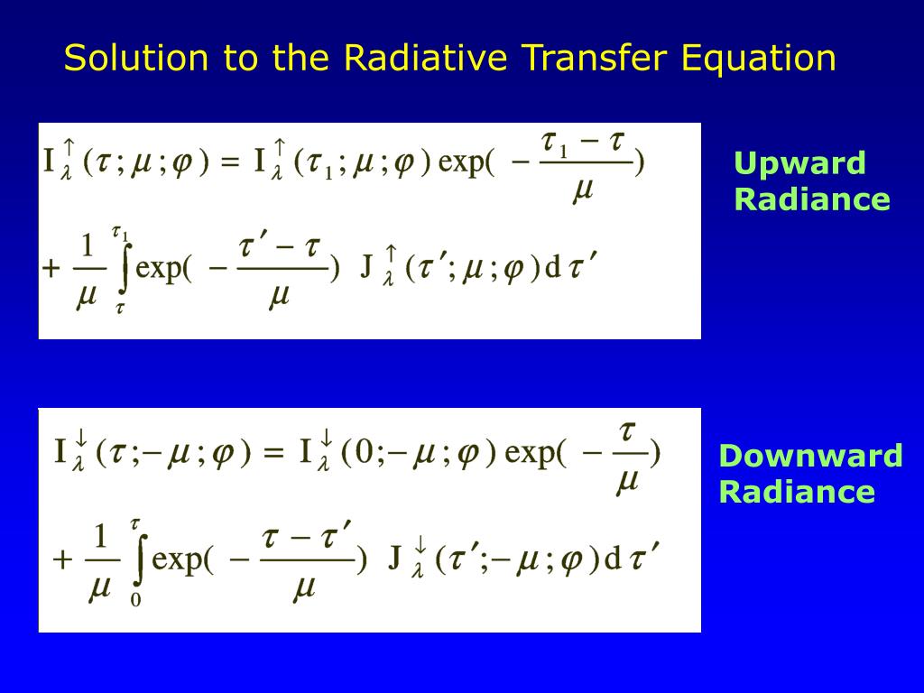 PPT Atmospheric Radiation GCC Summer School Montreal August 7, 2003
