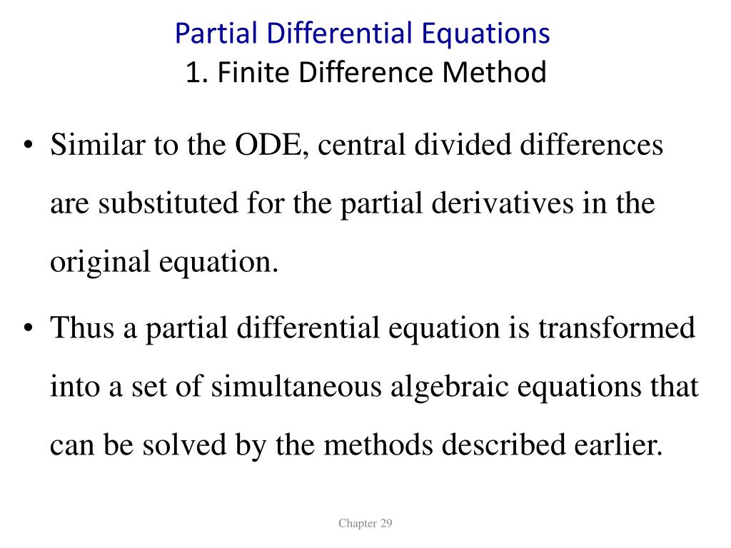 PPT PART 7 Ordinary Differential Equations ODEs PowerPoint