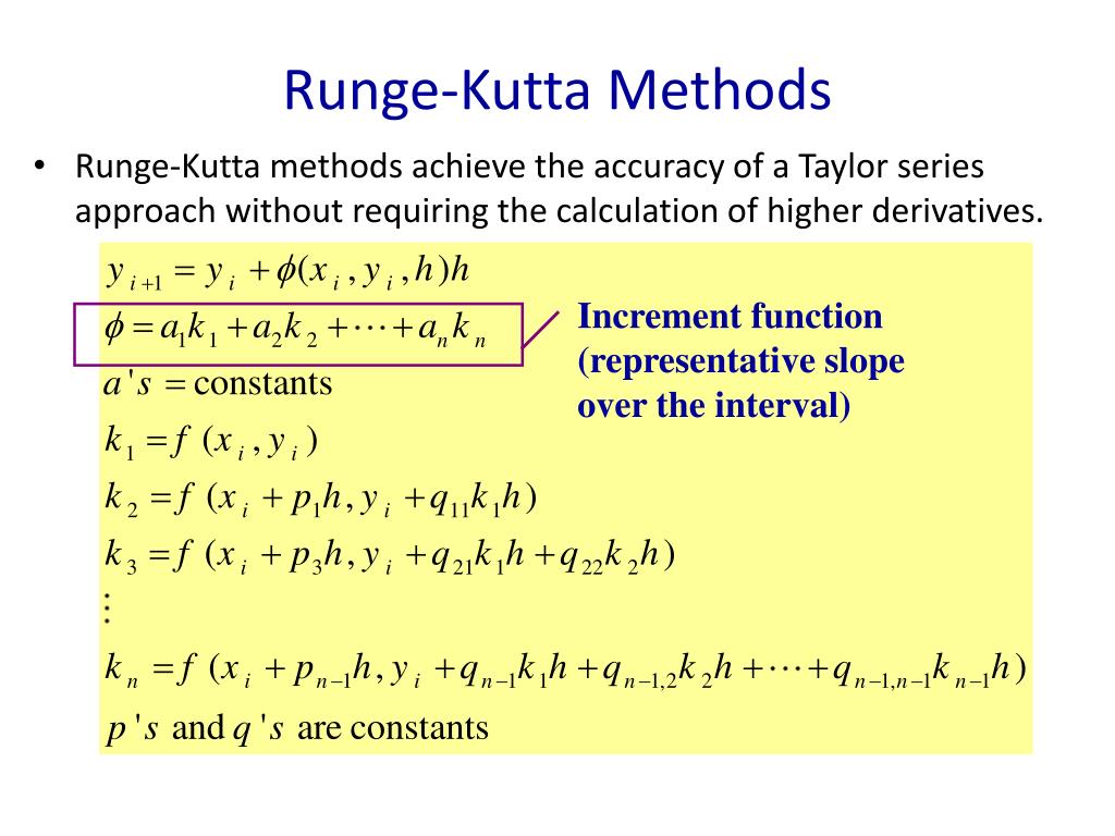 PPT PART 7 Ordinary Differential Equations ODEs PowerPoint