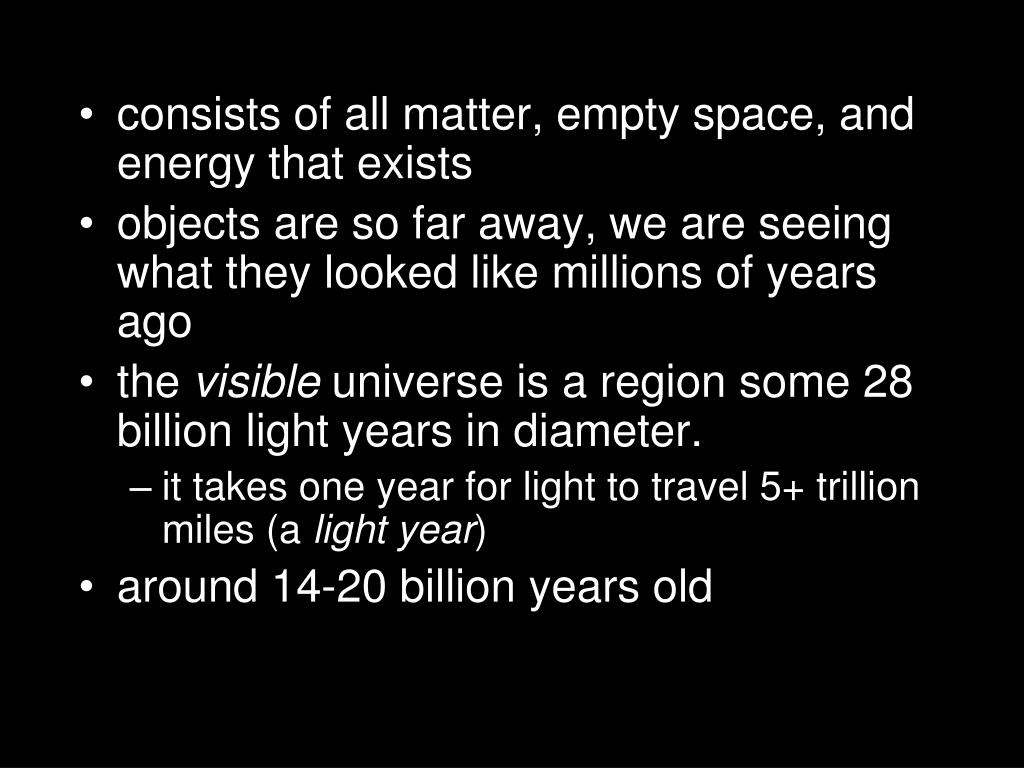 PPT The Universe, the Big Bang , Stars, and Galaxies PowerPoint