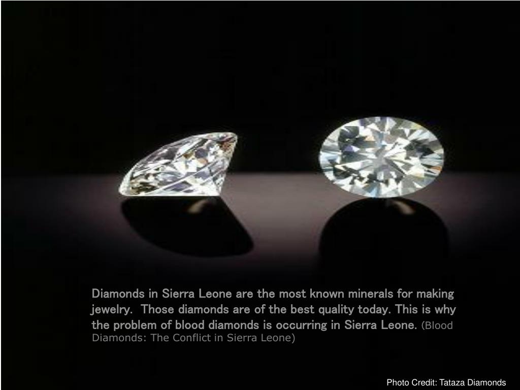 PPT Blo od Diamonds in Si erra Leone PowerPoint Presentation, free