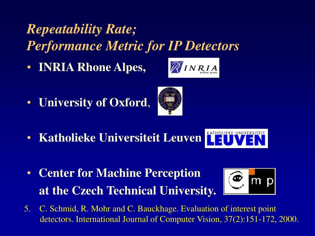 PPT SYNTHESIS OF INTEREST POINT DETECTORS THROUGH PROGRAMMING