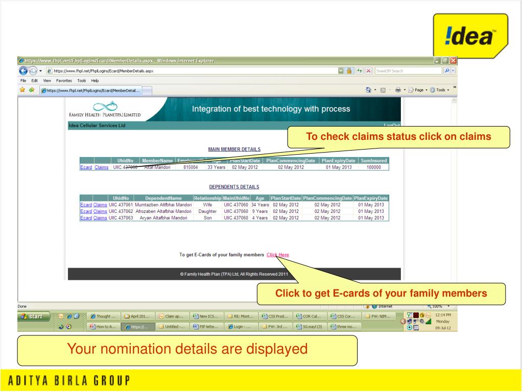 PPT ICSL FHPL Mediclaim Policy How to Access you Mediclaim Card