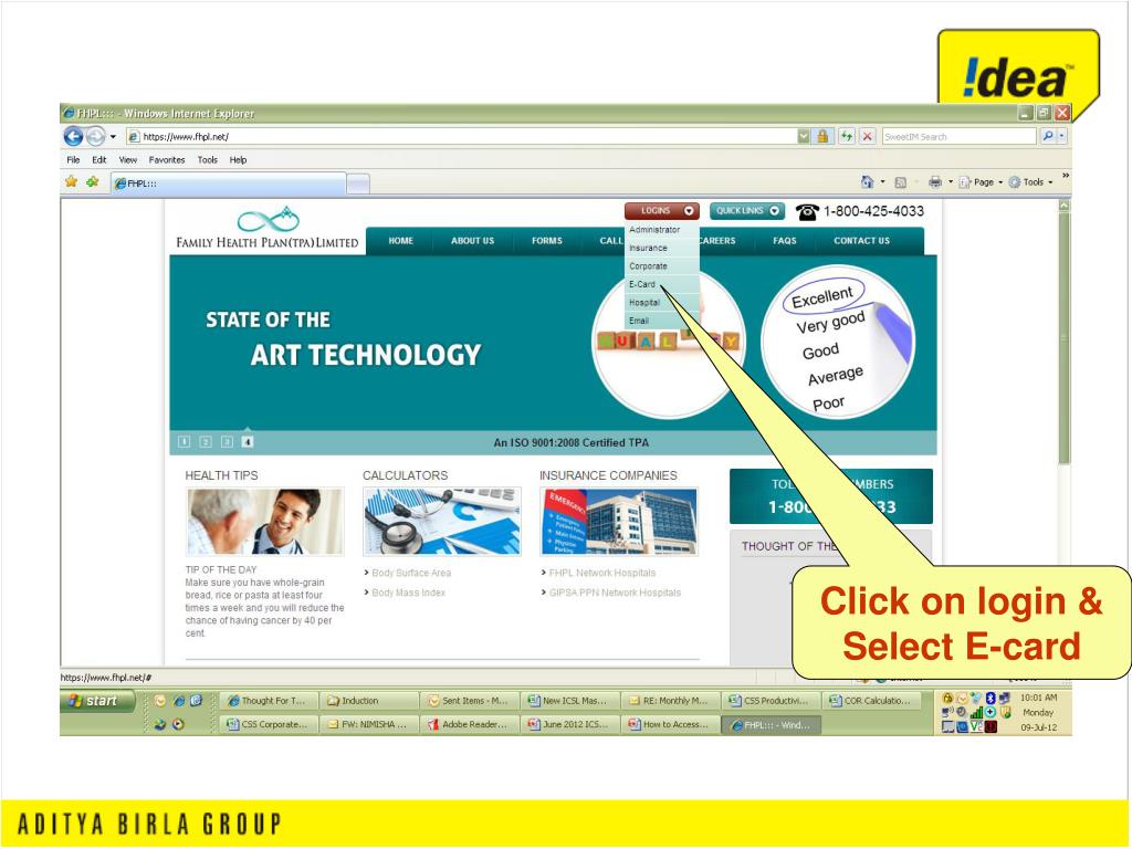 PPT ICSL FHPL Mediclaim Policy How to Access you Mediclaim Card