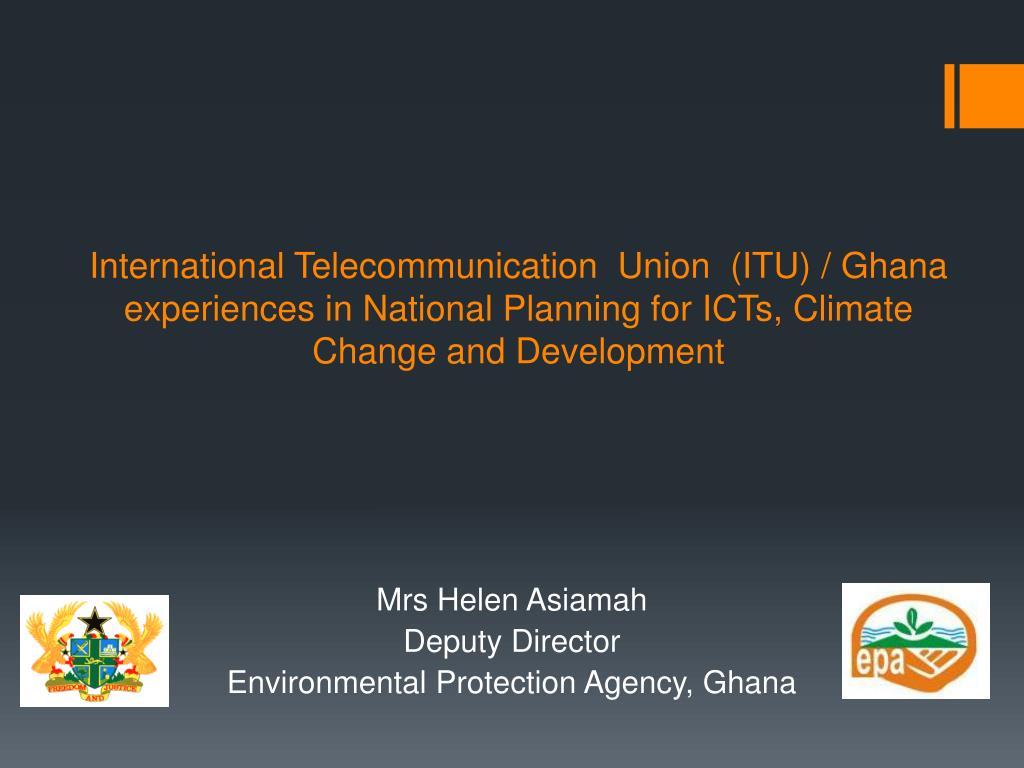 PPT Mrs Helen Asiamah Deputy Director Environmental Protection Agency