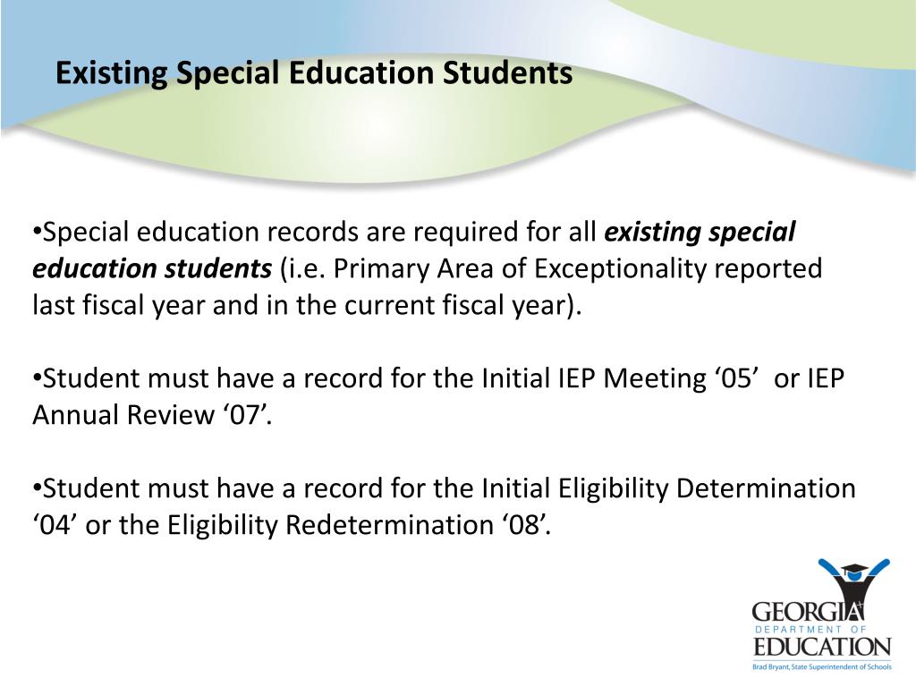 PPT Department of Education Divisions for Special Education Services and Supports