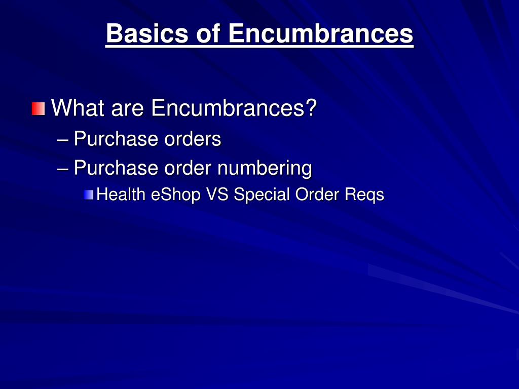 PPT PreEncumbrances, Encumbrances & Expenses PowerPoint Presentation