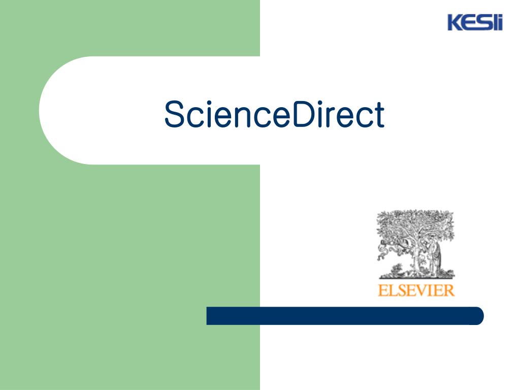PPT ScienceDirect PowerPoint Presentation, free download ID4162598