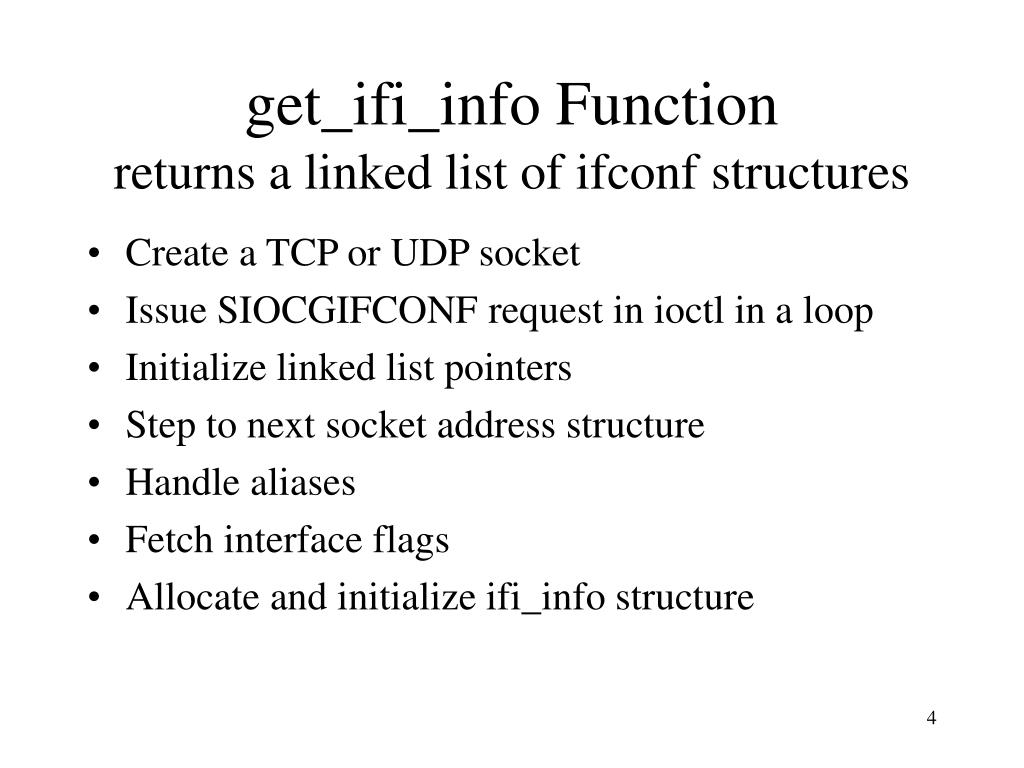 PPT ioctl Function PowerPoint Presentation, free download ID4162777