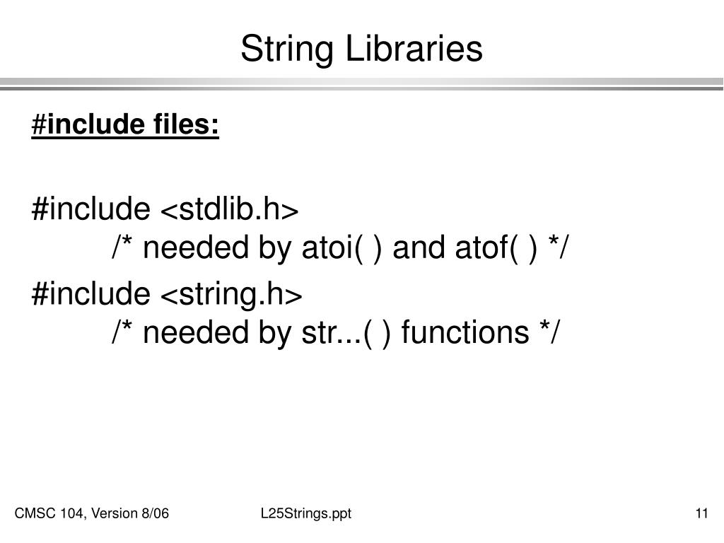 PPT Strings PowerPoint Presentation, free download ID4166465