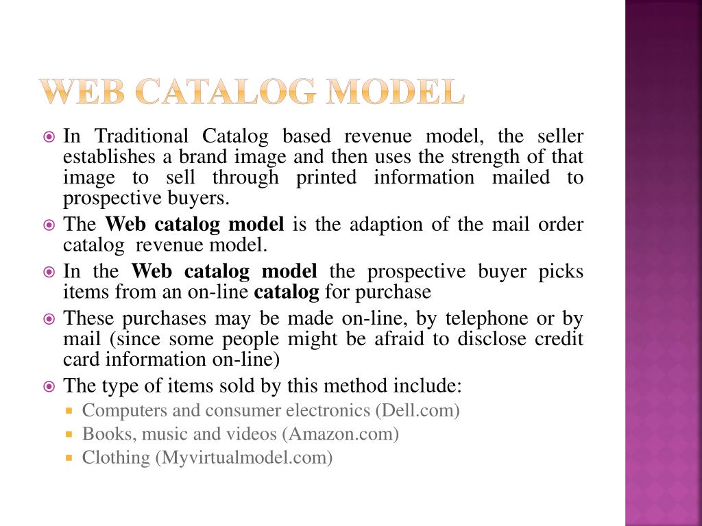 PPT Revenue Models for selling on  PowerPoint Presentation, free