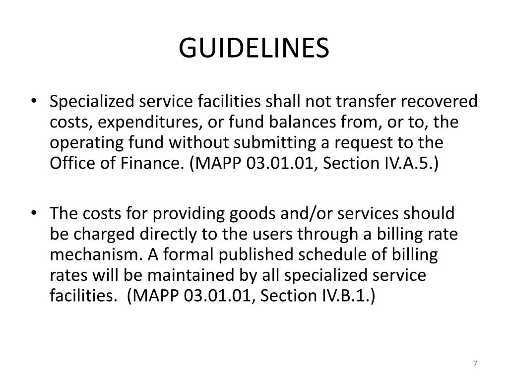 PPT Specialized Service Facilities PowerPoint Presentation, free