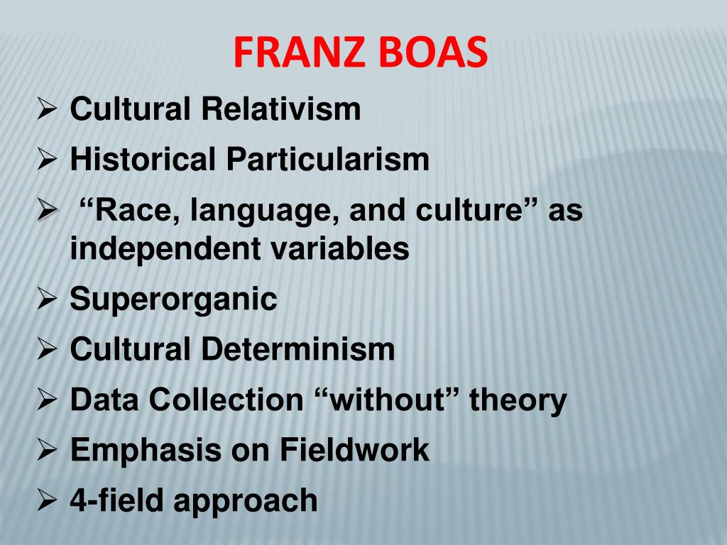 PPT FRANZ BOAS 18581942 PowerPoint Presentation, free download ID