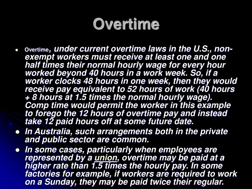 PPT Overtime PowerPoint Presentation, free download ID4172226